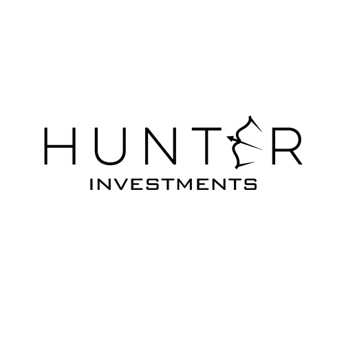 Hunter design with the title 'logo for hunter investments'