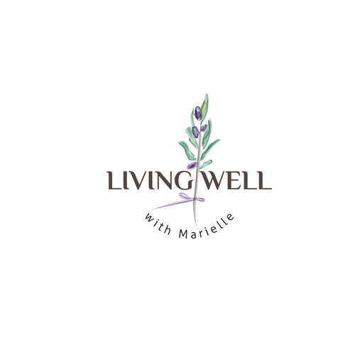 Branch logo with the title 'Living well'