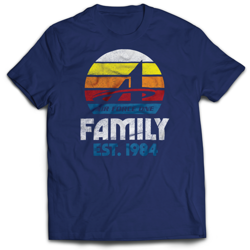 Industrial t-shirt with the title '1984 Vintage Throwback Tee'
