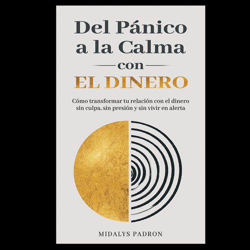Book cover with the title 'Dep Pánico a la Calma con El Dinero'