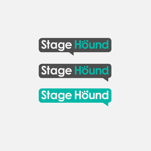 Hound logo with the title 'Logo for Stage Hound'