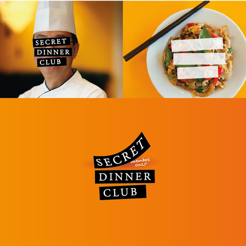 Meaningful logo with the title 'simple but meaningful Logo for a Secret Dinning Club'