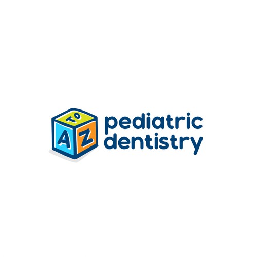 Kindergarten design with the title 'Pediatric Dentistry Logo'