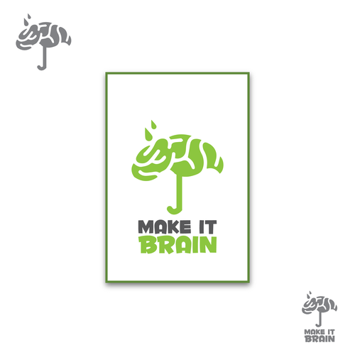 Rain logo with the title 'Make it Brain'