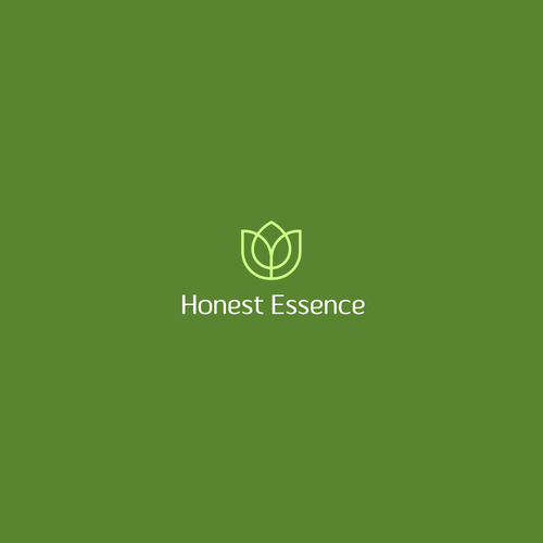 Hidden design with the title 'Honest Essence logo'