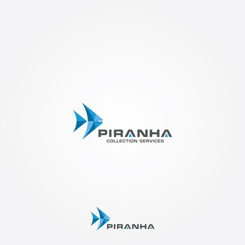 Fish design with the title 'Piranha Logo Design'