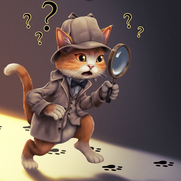 Cat book cover with the title 'The Mystery of Cats'
