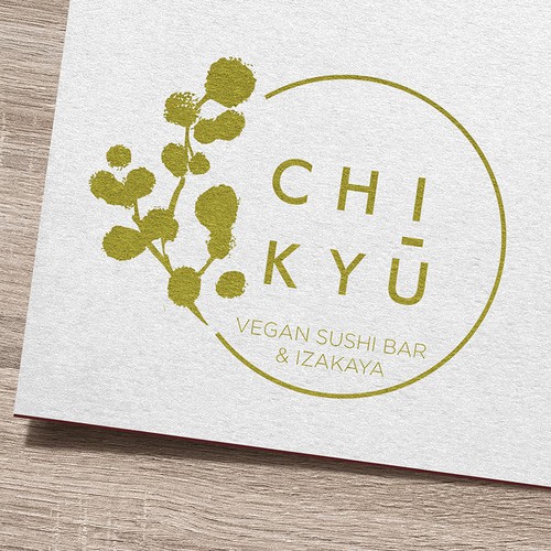 Vegan brand with the title 'Logo design for a new vegan sushi joint'