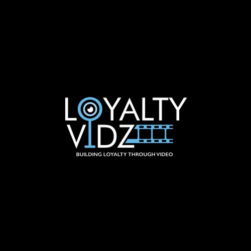Loyalty design with the title 'Loyalty Vidz Logo Concept'