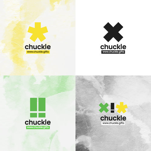 Gift brand with the title 'Chuckle Gifts Identity'