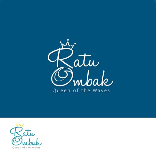 Queen logo with the title 'ratu ombak'