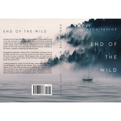 Thriller book cover with the title 'End of the Wild'