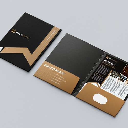 Industrial design with the title 'Folder Design for WellWerks'