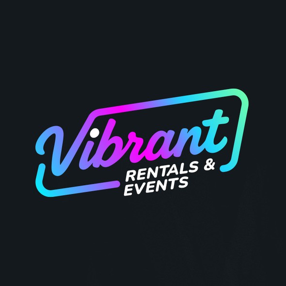 Word display logo with the title 'Vibrant'