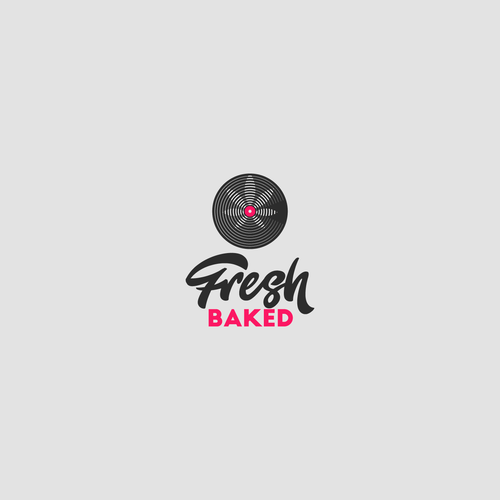 Vinyl design with the title 'logo'