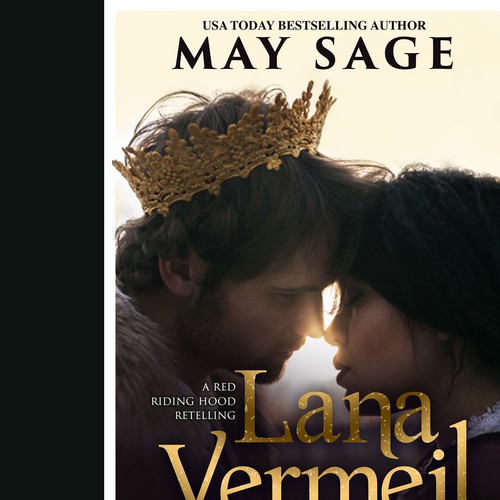 Romantic book cover with the title 'Lana Vermeil'