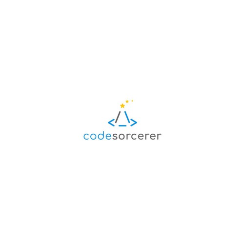 Witch logo with the title 'Code Sorcerer'