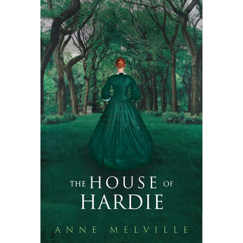 Victorian book cover with the title 'Historical fiction Cover'