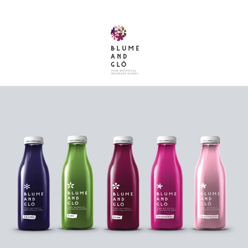 Pure logo with the title 'Blume and Glo '