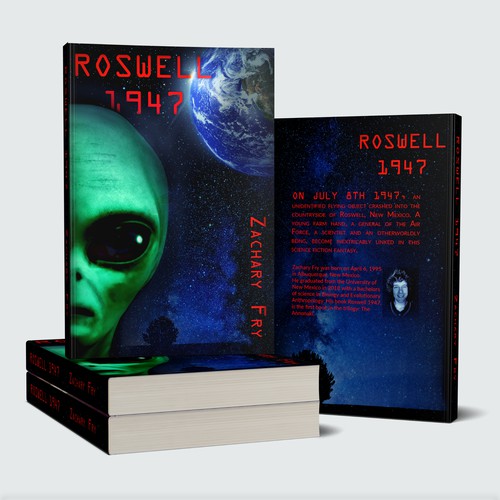Alien book cover with the title 'Roswell 1947'