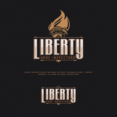Gatsby logo with the title 'Liberty home inspector'
