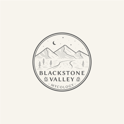 Valley logo with the title 'Blackstone Valley Mycology'