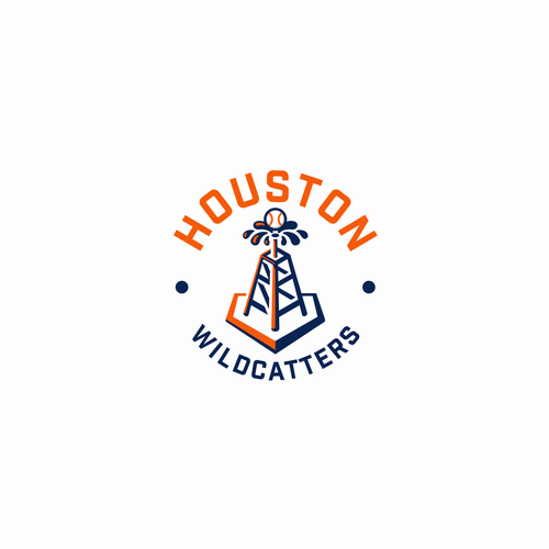 Oil brand with the title 'Houston Wildcatters'
