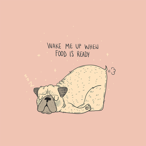 Girly design with the title 'Wake me up'