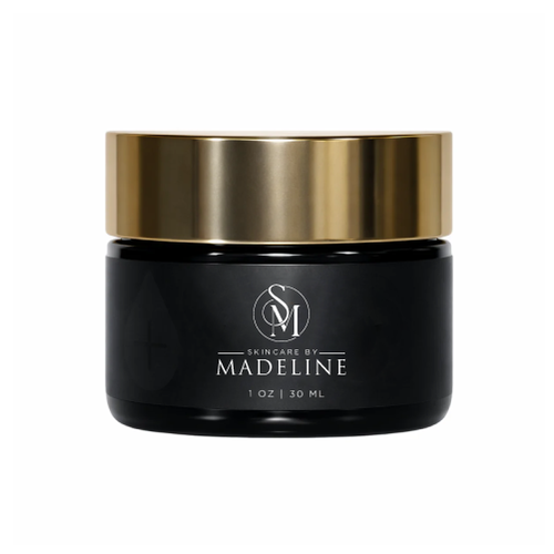 Elegant brand with the title 'Skincare By Madeline'
