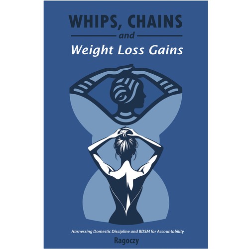 Weight-loss book cover with the title 'Weightloss book cover'