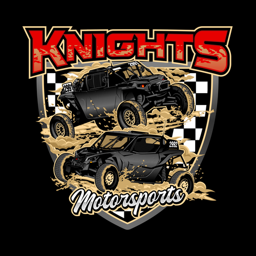4x4 logo with the title 'KNIGHTS MOTORSPORTS'