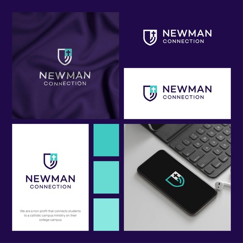 University logo with the title 'Logo for Newman Connection'