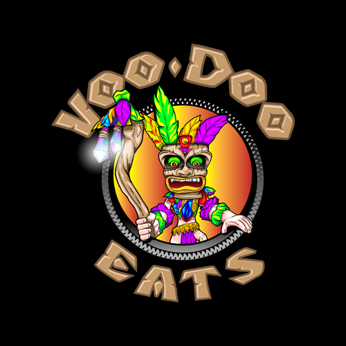 Voodoo logo with the title 'Design for sale'