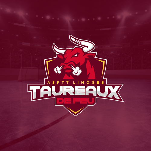 Yak logo with the title 'Taureaux De Feu'