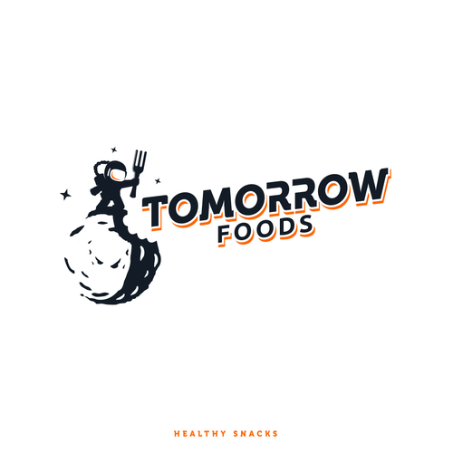 Snack logo with the title 'tomorrow foods'