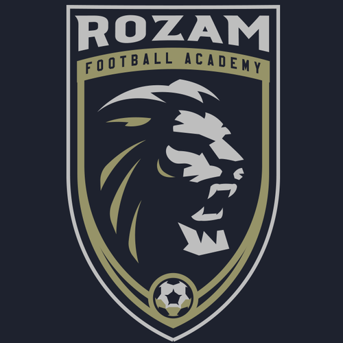 Academy logo with the title 'ROZAM Logo'