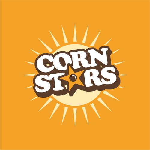 Corn logo with the title 'Logo for a cornhole tournament team'
