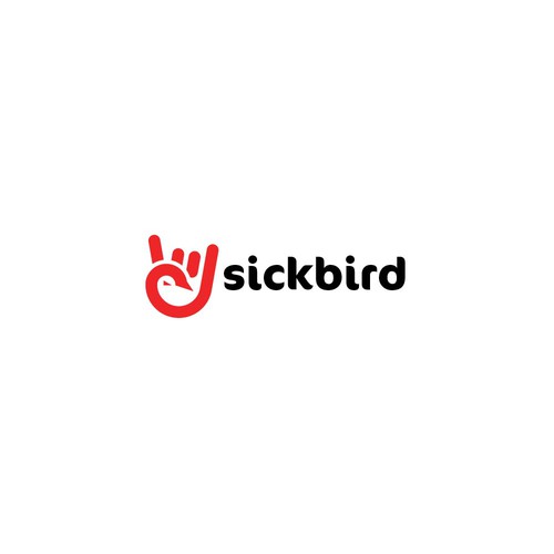 Cardinal logo with the title 'Awesome logo for Sickbird community'