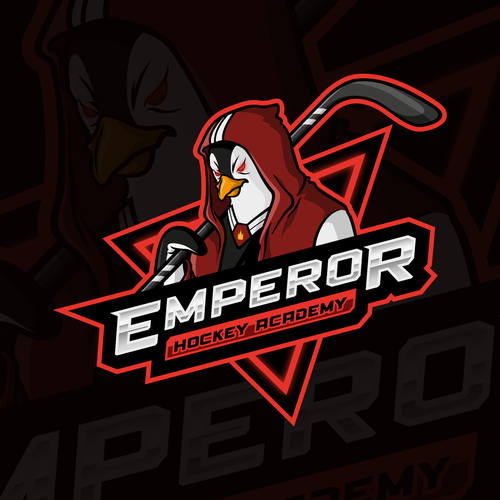 Hockey stick logo with the title 'Emperor Hockey Academy'