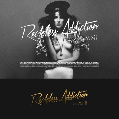 Elegant design with the title 'Reckless Addiction'
