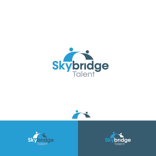 Talent logo with the title 'people & bridge'