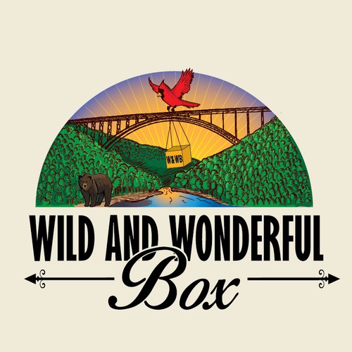 Outdoor brand with the title 'Wild and wonderful box'