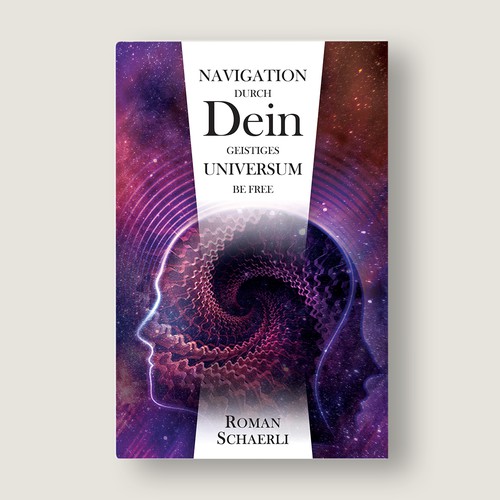 Navigation design with the title 'Navigation through your spiritual universe by Roman Schaerli '