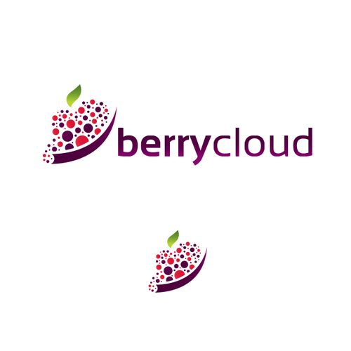 Berry logo with the title 'Create a professional brand for berrycloud software'