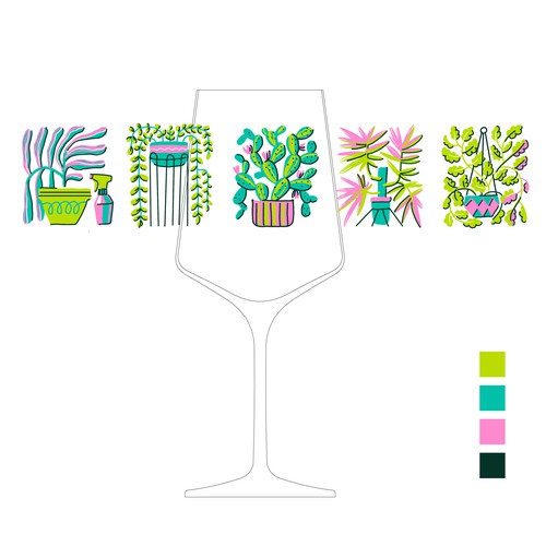 Plant illustration with the title 'Plants'