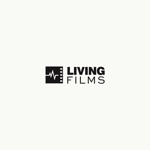 Film production logo with the title 'lLogo concept for Living Filmes'