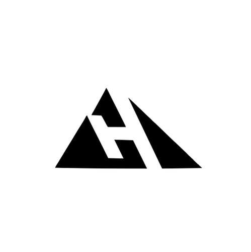Peak design with the title 'letter H peak'