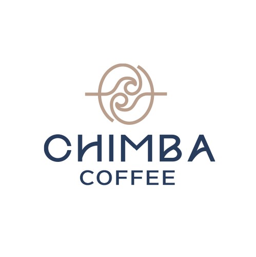 Coffee bean logo with the title 'Chimba'