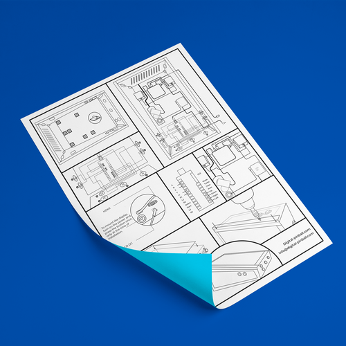 Pinball design with the title 'Assembly instructions'