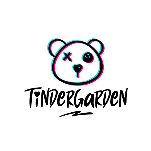 Music logo with the title 'Tindergaden'